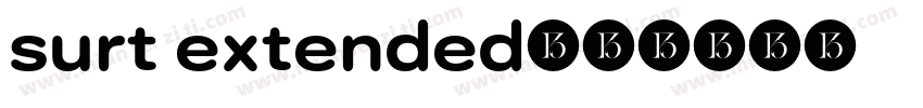 surt extended字体转换